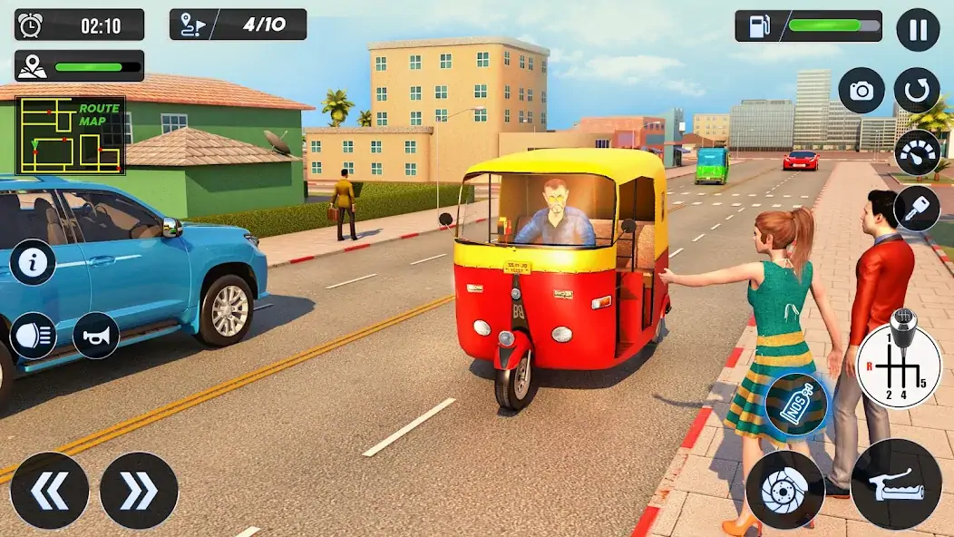 Скачать Тук Тук Авто Вождение Игры 3D Взлом [МОД Бесконечные деньги] + [МОД Меню] MOD APK на Андроид