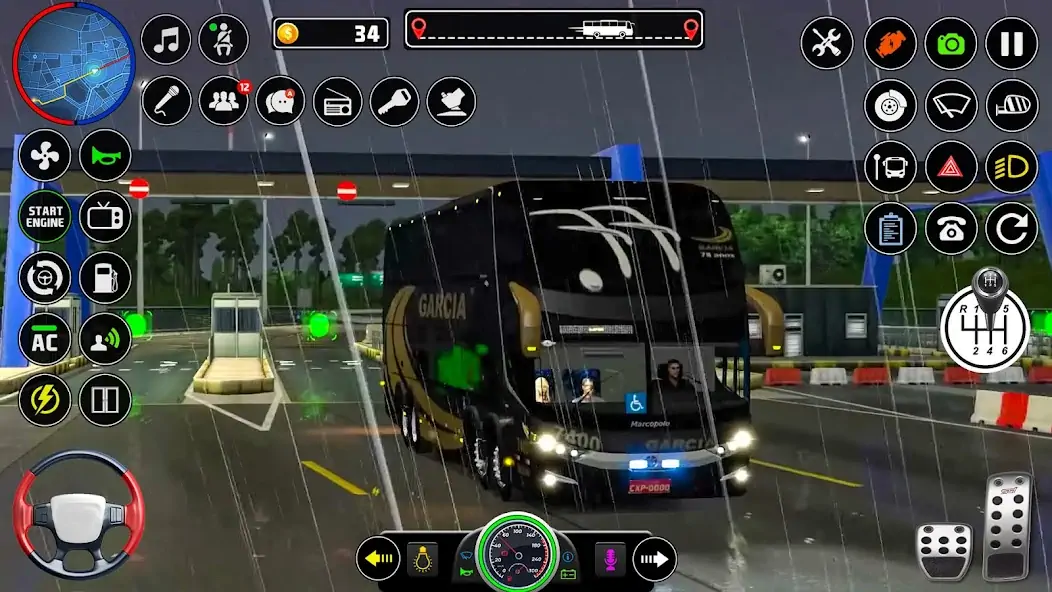 Скачать Public Coach Bus Driving Game Взлом [МОД Бесконечные монеты] + [МОД Меню] MOD APK на Андроид