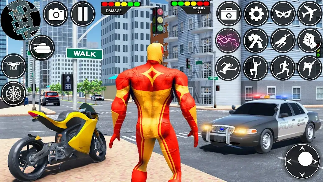 Скачать Rope Hero: Spider Hero Games Взлом [МОД Много монет] + [МОД Меню] MOD APK на Андроид