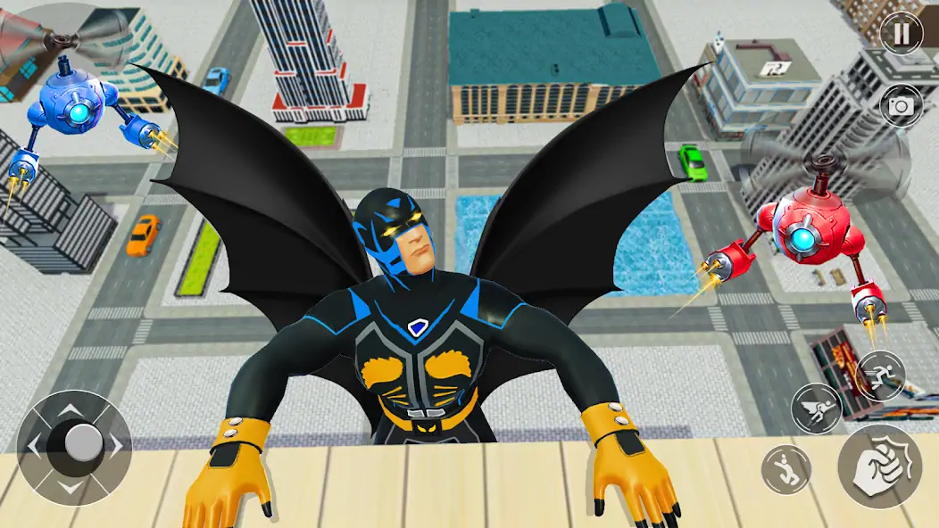 Скачать Flying Bat Robot Car Transform Взлом [МОД Много монет] + [МОД Меню] MOD APK на Андроид