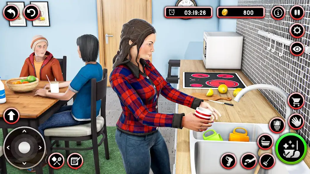 Скачать Игра Virtual Mom Simulator Взлом [МОД Много монет] + [МОД Меню] MOD APK на Андроид