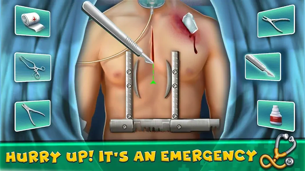 Скачать врачи симуляторы:игры хирургии Взлом [МОД Бесконечные монеты] + [МОД Меню] MOD APK на Андроид