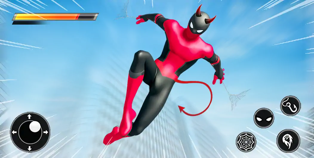 Скачать Spider Rope Hero - Flying Hero Взлом [МОД Много денег] + [МОД Меню] MOD APK на Андроид