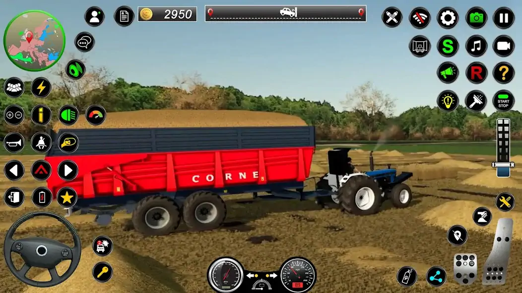 Скачать Farmer Tractor 3D Farmer Games Взлом [МОД Бесконечные деньги] + [МОД Меню] MOD APK на Андроид