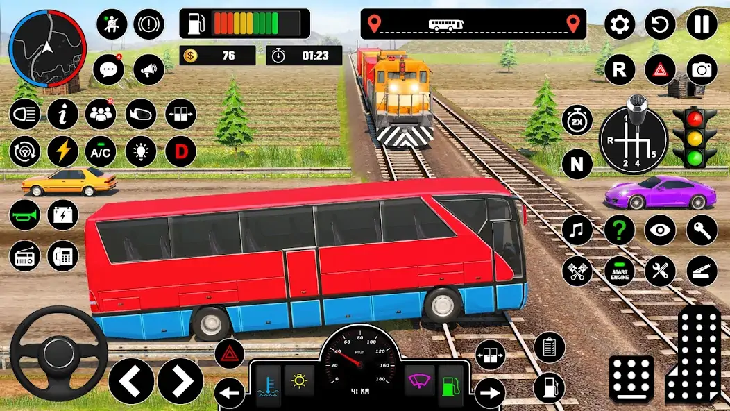 Скачать Offroad Bus Simulator Game Взлом [МОД Много монет] + [МОД Меню] MOD APK на Андроид