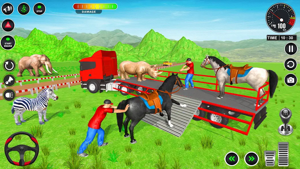 Скачать Animals Transport Truck Game Взлом [МОД Много монет] + [МОД Меню] MOD APK на Андроид