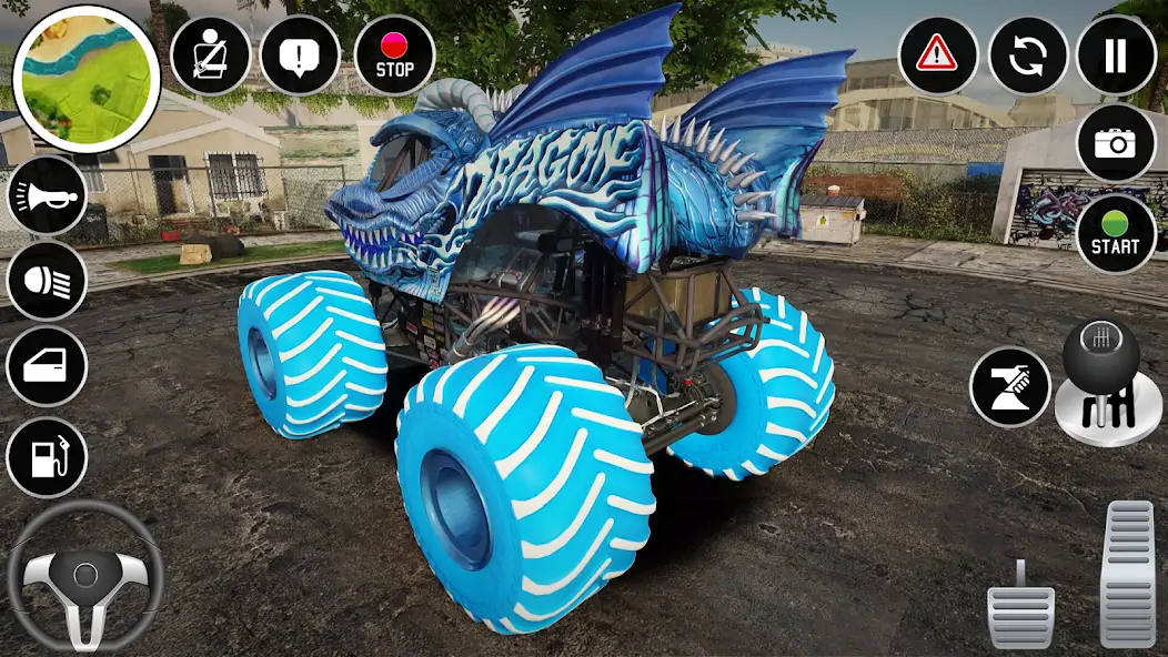 Скачать 4x4 Monster Truck Stunt Games Взлом [МОД Бесконечные монеты] + [МОД Меню] MOD APK на Андроид