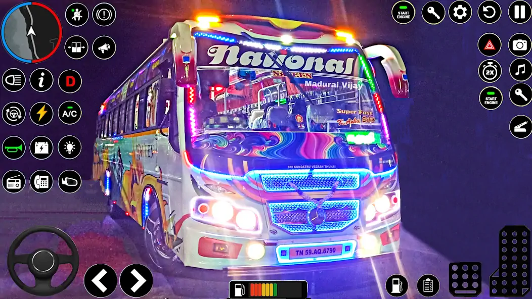 Скачать Игра вождения автобуса 3D Взлом [МОД Много монет] + [МОД Меню] MOD APK на Андроид