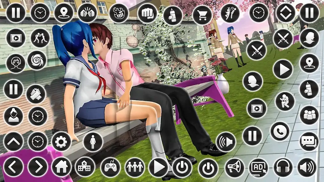 Скачать Anime High School Girl Life 24 Взлом [МОД Много денег] + [МОД Меню] MOD APK на Андроид