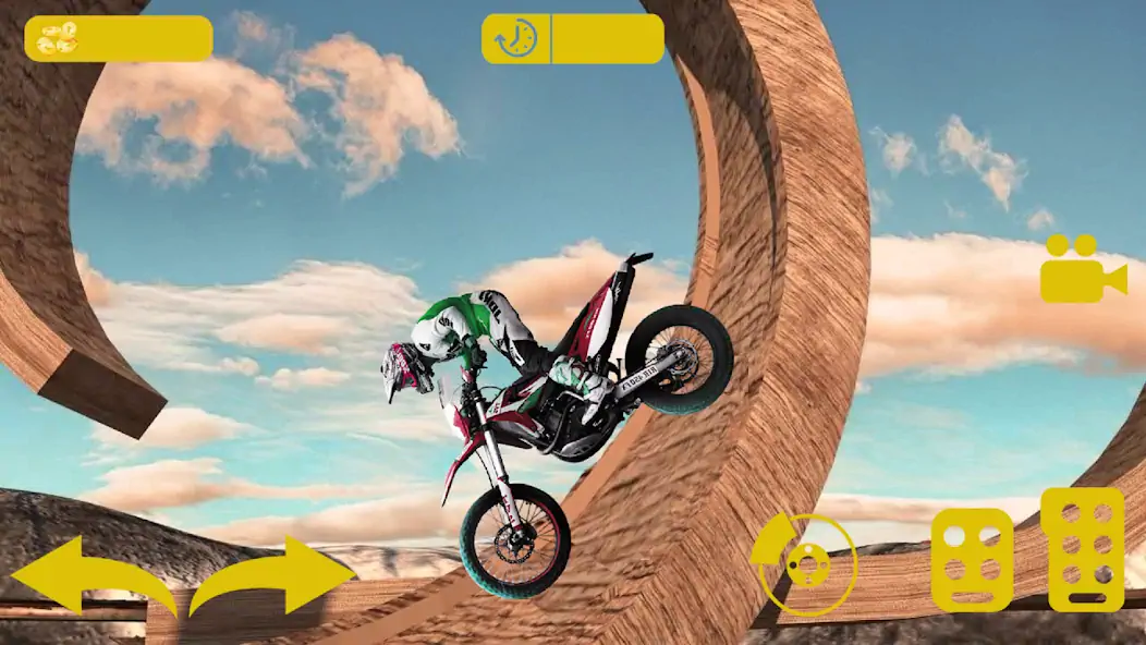 Скачать байк трюки-гонки на мотоциклах Взлом [МОД Бесконечные монеты] + [МОД Меню] MOD APK на Андроид