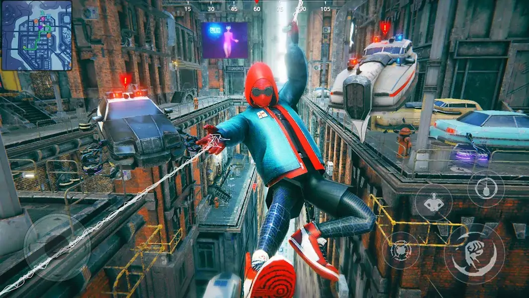 Скачать Super city Hero:Spider Game Взлом [МОД Много монет] + [МОД Меню] MOD APK на Андроид