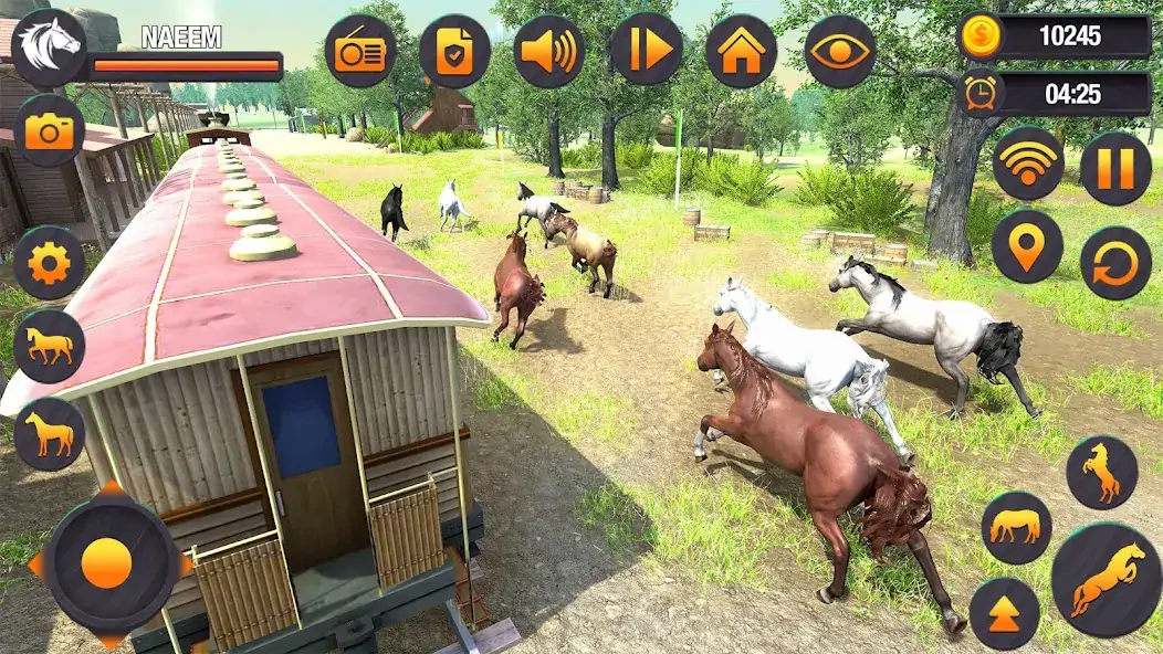 Скачать Virtual Wild Horse Family Sim Взлом [МОД Бесконечные монеты] + [МОД Меню] MOD APK на Андроид