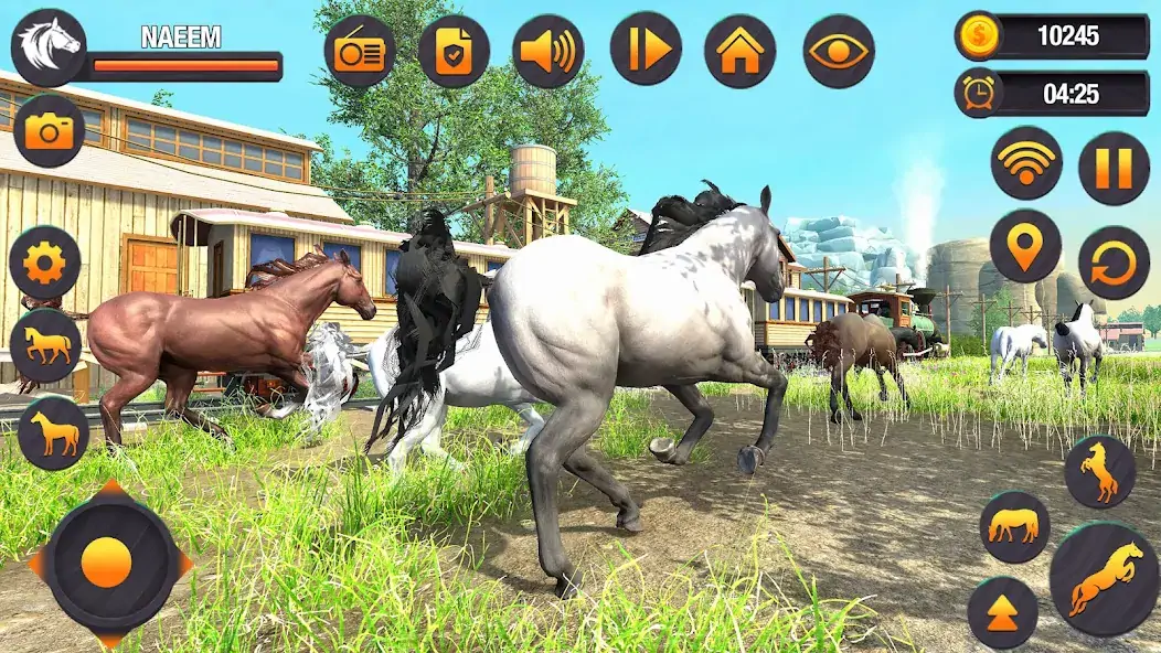 Скачать Virtual Wild Horse Family Sim Взлом [МОД Бесконечные монеты] + [МОД Меню] MOD APK на Андроид