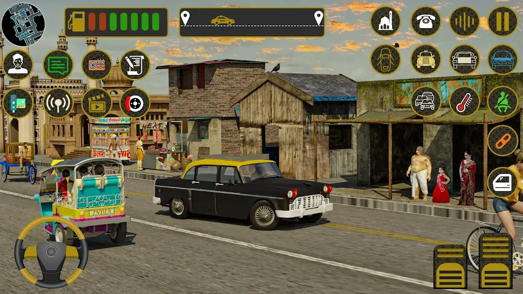 Скачать Indian Taxi Simulator car Game Взлом [МОД Много денег] + [МОД Меню] MOD APK на Андроид