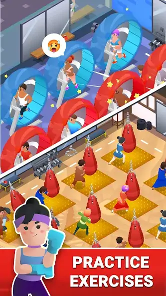 Скачать Boxing Gym Tycoon 3D:Idle Game Взлом [МОД Бесконечные деньги] + [МОД Меню] MOD APK на Андроид