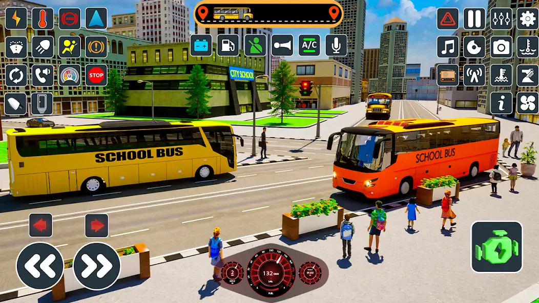 Скачать School Bus Simulator Bus Game Взлом [МОД Много монет] + [МОД Меню] MOD APK на Андроид
