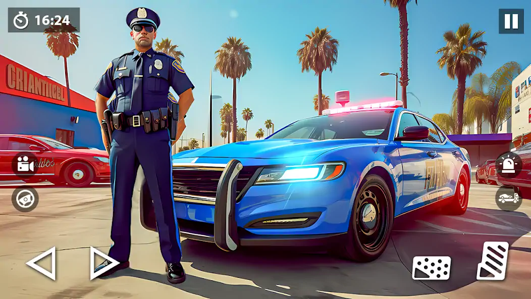 Скачать US Police Car Transporter Game Взлом [МОД Много монет] + [МОД Меню] MOD APK на Андроид