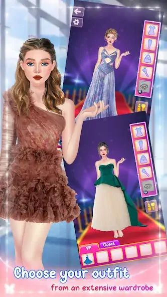 Скачать Fashion Stylist: Dress Up Game Взлом [МОД Бесконечные монеты] + [МОД Меню] MOD APK на Андроид