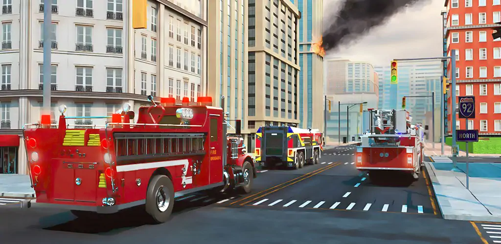 Скачать Real Firefighter 3D Simulator Взлом [МОД Много монет] + [МОД Меню] MOD APK на Андроид