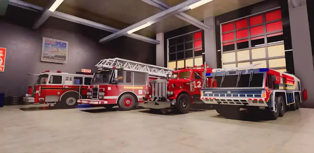 Скачать Real Firefighter 3D Simulator Взлом [МОД Много монет] + [МОД Меню] MOD APK на Андроид