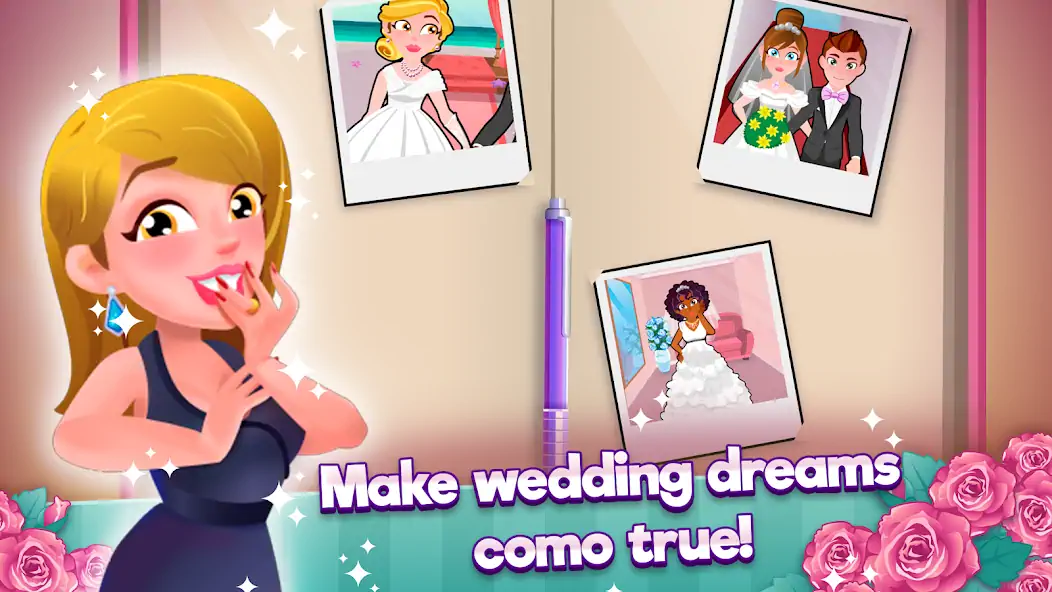 Скачать Ellie's Wedding: Dress Shop Взлом [МОД Бесконечные деньги] + [МОД Меню] MOD APK на Андроид