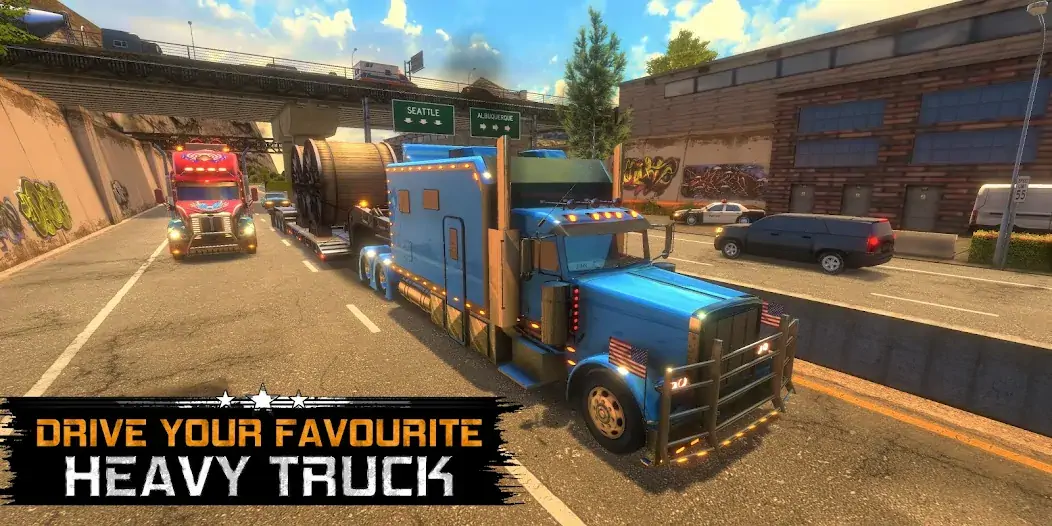 Скачать Truck Simulator USA Revolution Взлом [МОД Много монет] + [МОД Меню] MOD APK на Андроид