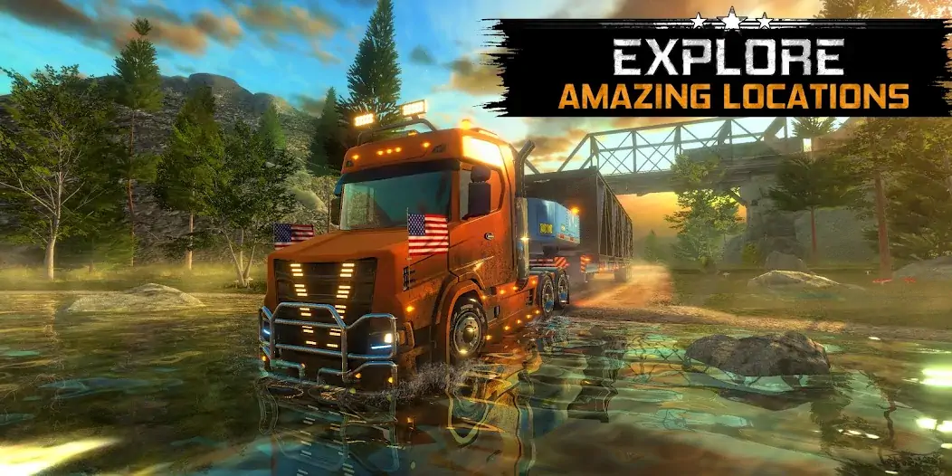 Скачать Truck Simulator USA Revolution Взлом [МОД Много монет] + [МОД Меню] MOD APK на Андроид