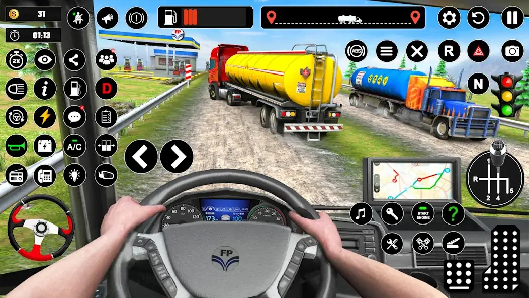 Скачать вождение грузовика офлайн игры Взлом [МОД Много монет] + [МОД Меню] MOD APK на Андроид