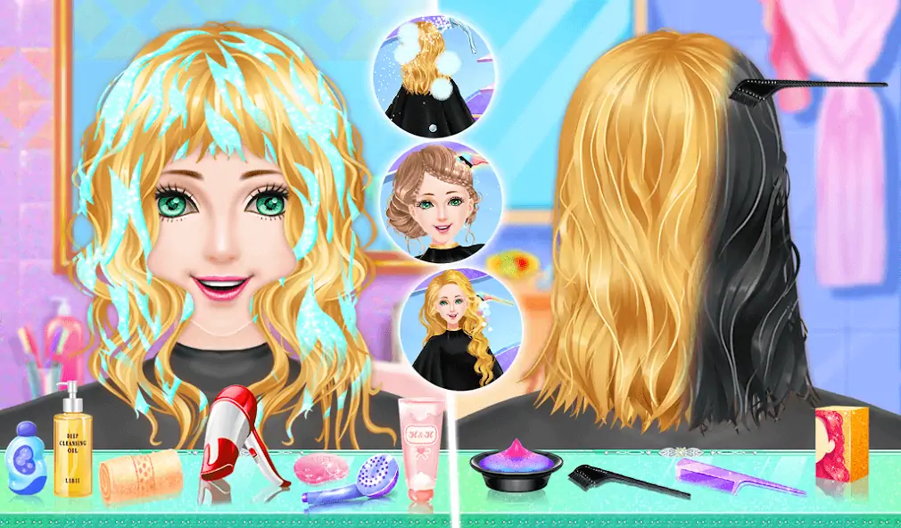 Скачать Doll makeup games for girls Взлом [МОД Много монет] + [МОД Меню] MOD APK на Андроид