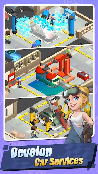 Скачать Car Fix Inc - Mechanic Garage Взлом [МОД Бесконечные монеты] + [МОД Меню] MOD APK на Андроид