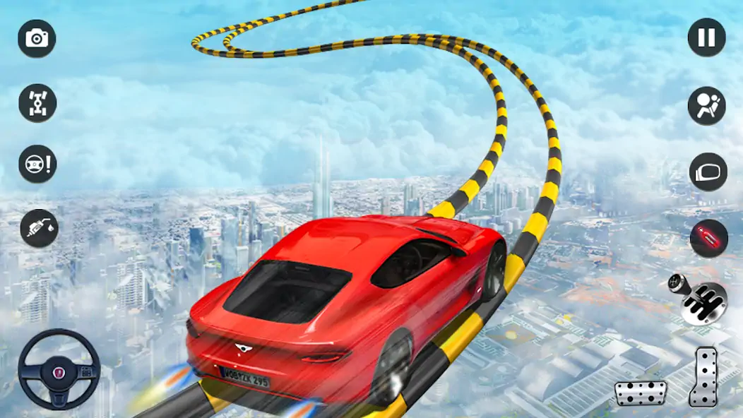 Скачать Ramp Car Game:Crazy Car Racing Взлом [МОД Бесконечные деньги] + [МОД Меню] MOD APK на Андроид