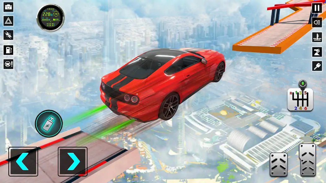 Скачать Ramp Car Game:Crazy Car Racing Взлом [МОД Бесконечные деньги] + [МОД Меню] MOD APK на Андроид