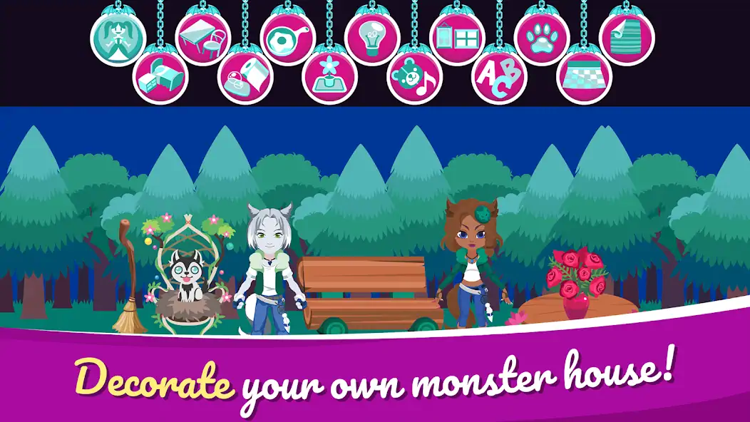 Скачать My Monster House: Doll Games Взлом [МОД Много монет] + [МОД Меню] MOD APK на Андроид