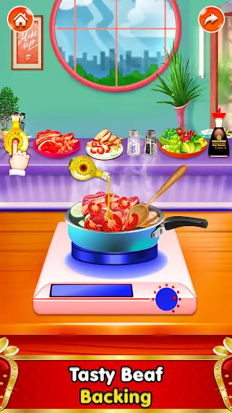Скачать Китайская еда - кулинарные 3D- Взлом [МОД Много денег] + [МОД Меню] MOD APK на Андроид