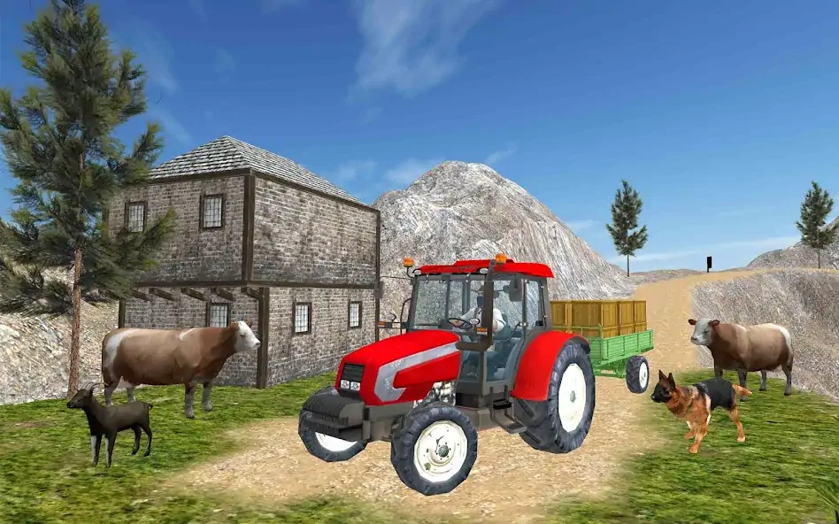 Скачать Tractor Driver 3D Farming Sim Взлом [МОД Много денег] + [МОД Меню] MOD APK на Андроид