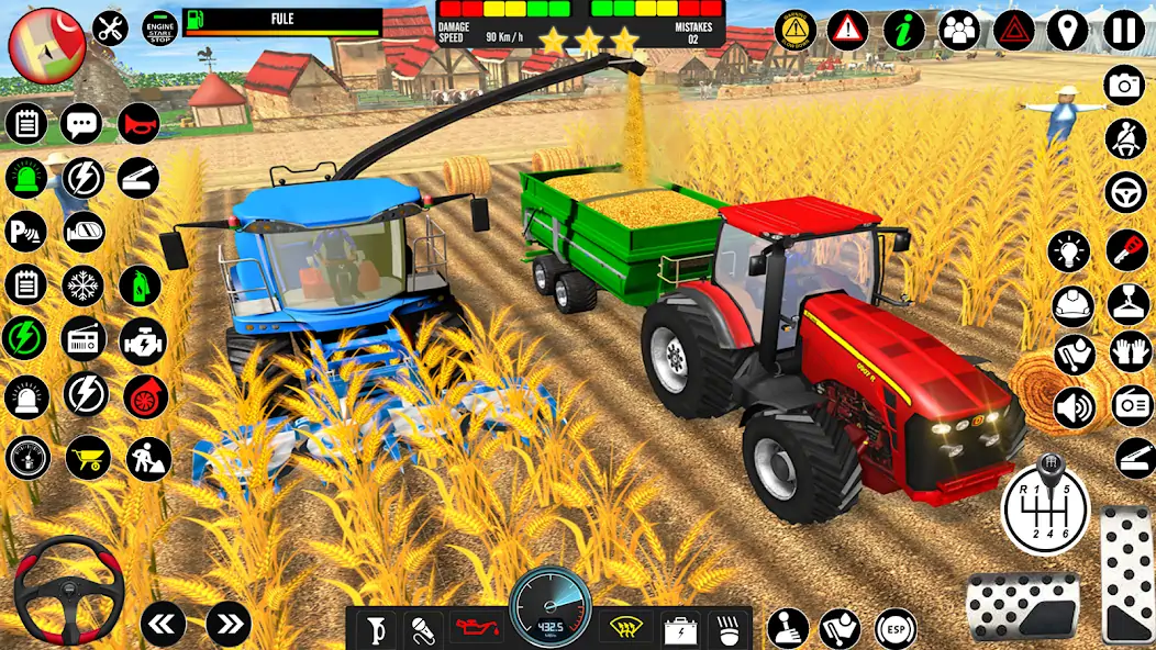 Скачать Farming Games: Tractor Games Взлом [МОД Много монет] + [МОД Меню] MOD APK на Андроид