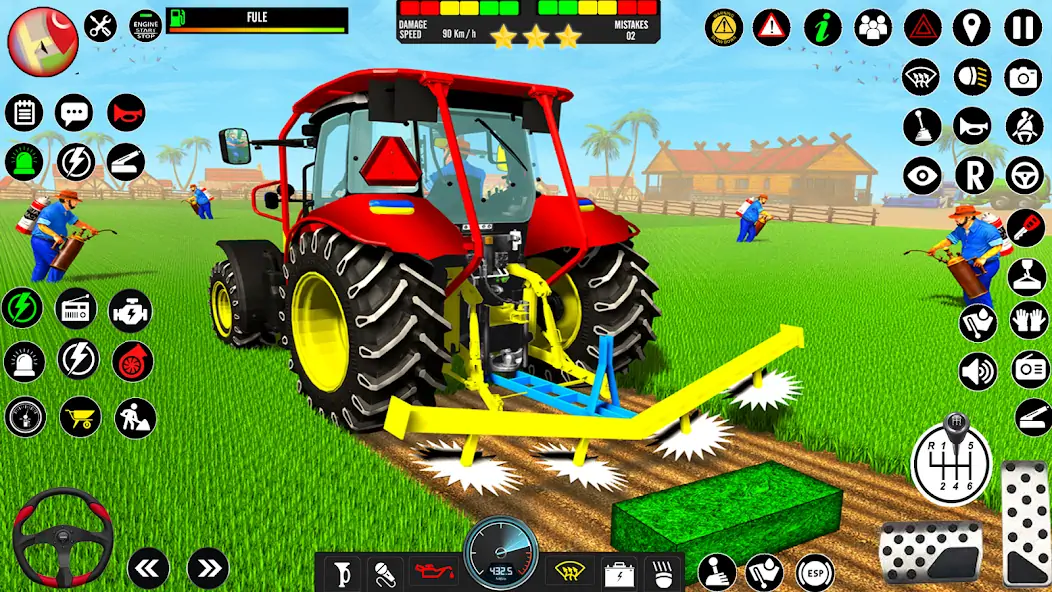 Скачать Farming Games: Tractor Games Взлом [МОД Много монет] + [МОД Меню] MOD APK на Андроид