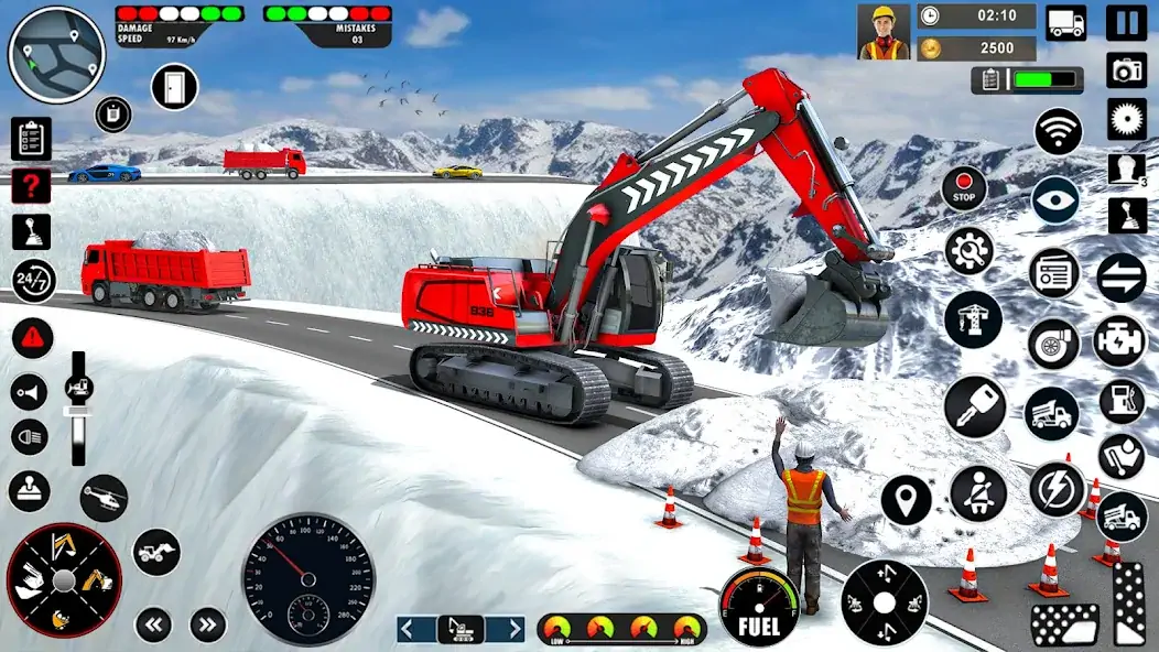 Скачать Excavator Simulator Crane Game Взлом [МОД Много денег] + [МОД Меню] MOD APK на Андроид