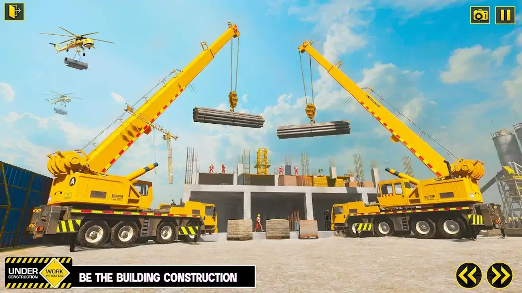 Скачать Excavator Simulator Crane Game Взлом [МОД Много денег] + [МОД Меню] MOD APK на Андроид