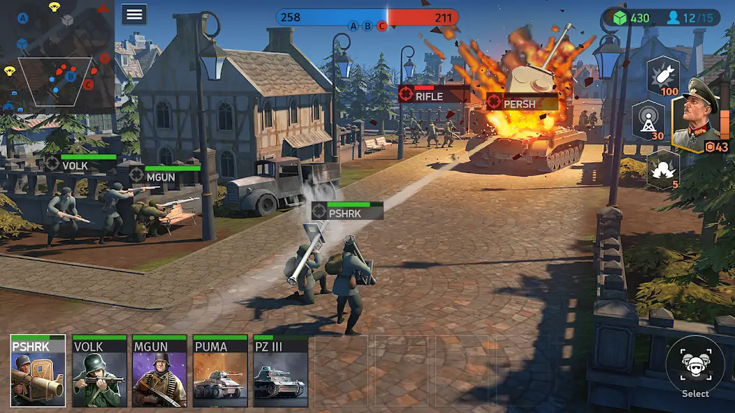 Скачать World War Armies: WW2 PvP RTS Взлом [МОД Много монет] + [МОД Меню] MOD APK на Андроид