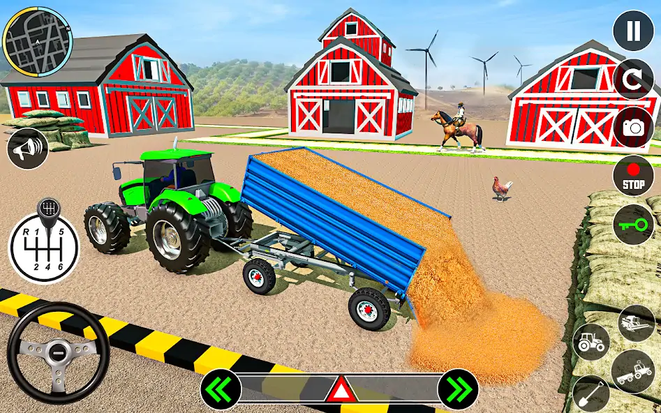 Скачать Tractor Farming: Tractor Games Взлом [МОД Много денег] + [МОД Меню] MOD APK на Андроид