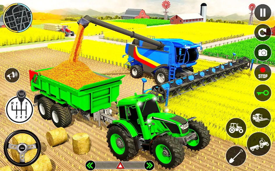 Скачать Tractor Farming: Tractor Games Взлом [МОД Много денег] + [МОД Меню] MOD APK на Андроид