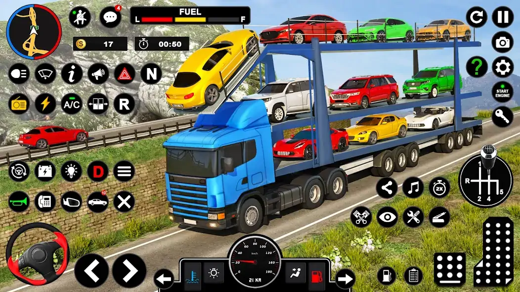 Скачать Офлайн игры про грузовики 3D Взлом [МОД Бесконечные деньги] + [МОД Меню] MOD APK на Андроид