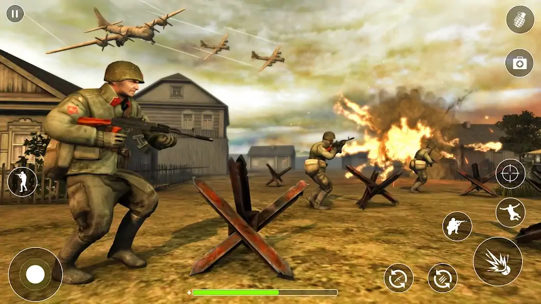 Скачать WW2 Survival Shooter огонь Взлом [МОД Бесконечные монеты] + [МОД Меню] MOD APK на Андроид