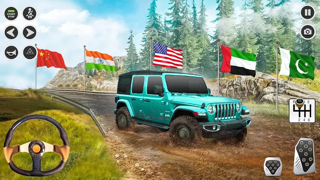 Скачать Offroad SUV: 4x4 Driving Game Взлом [МОД Бесконечные деньги] + [МОД Меню] MOD APK на Андроид