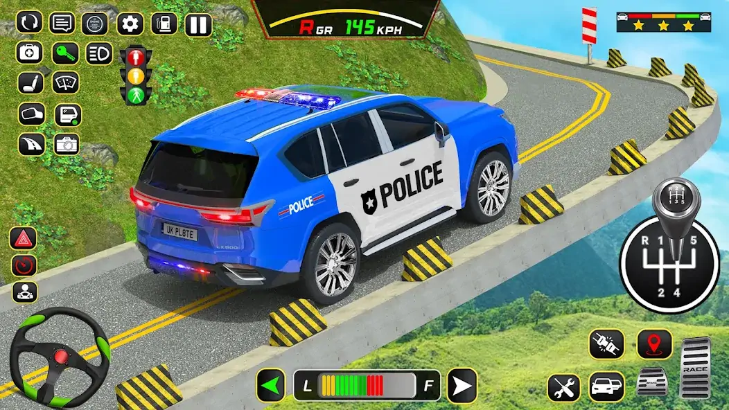 Скачать Police Car Driving School Game Взлом [МОД Много монет] + [МОД Меню] MOD APK на Андроид