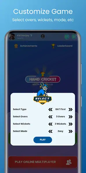 Скачать Hand Cricket - Multiplayer Взлом [МОД Много денег] + [МОД Меню] MOD APK на Андроид