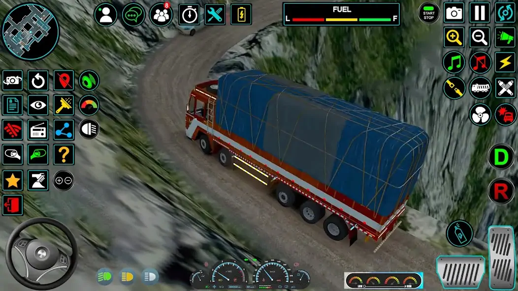 Скачать Indian Truck Offroad Cargo Sim Взлом [МОД Много монет] + [МОД Меню] MOD APK на Андроид