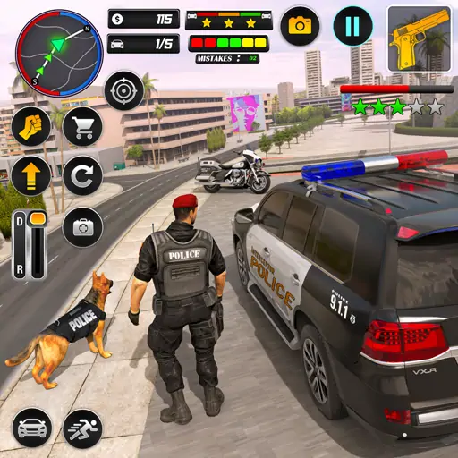 Скачать Полицейская машина США игры Взлом [МОД Много денег] + [МОД Меню] MOD APK на Андроид