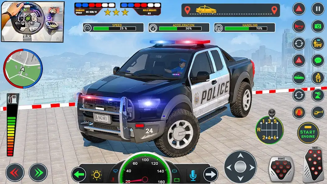 Скачать US Police Car Transport Truck Взлом [МОД Бесконечные деньги] + [МОД Меню] MOD APK на Андроид